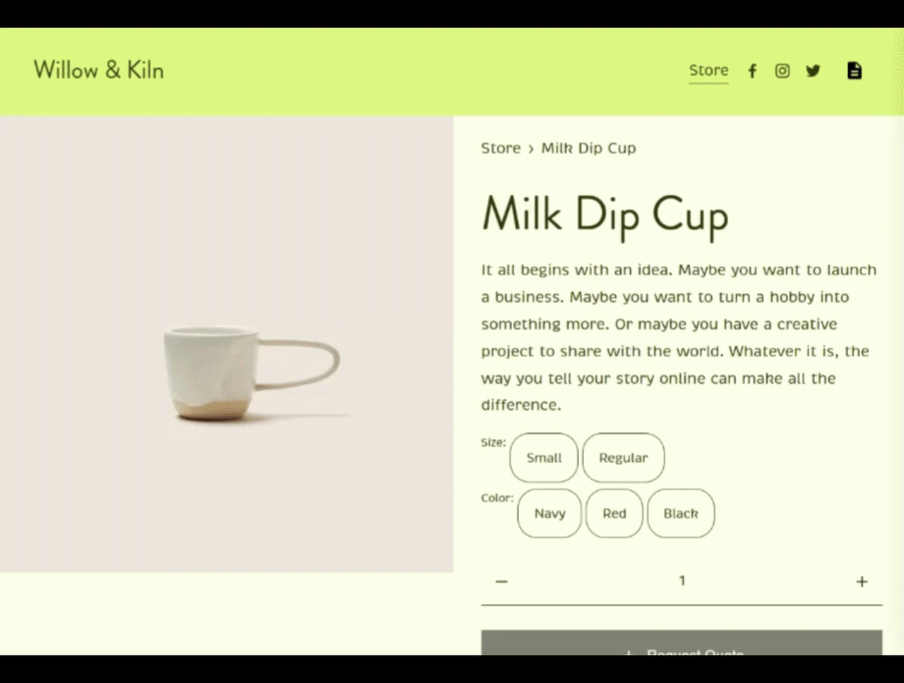 Squarespace Request a Quote & Quote Cart Plugin